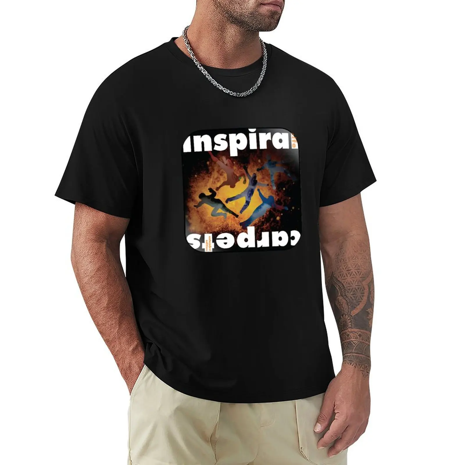 

inspiral carpets T-Shirt Luxury man aesthetic clothes mens t shirt
