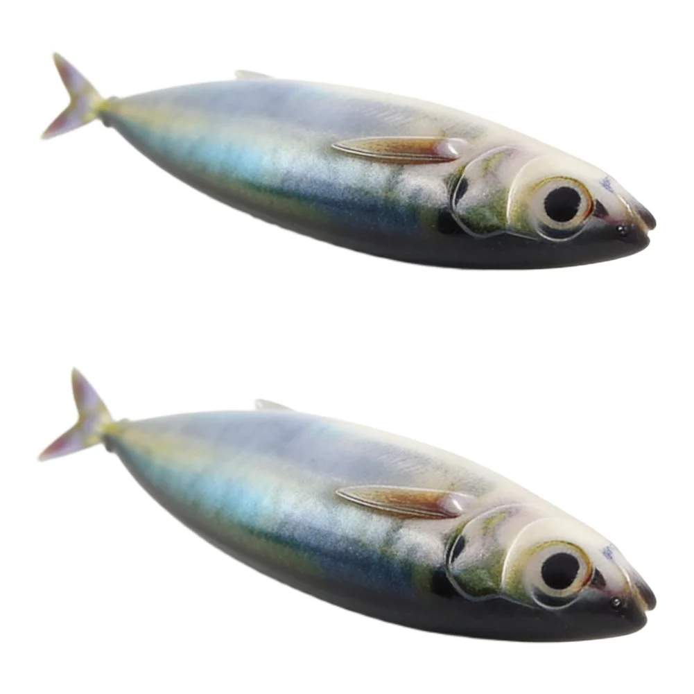 3D Rendered Mackerel Profile Soft Lure Built for Subtle Water Movement and Prey Imitation in For Bass Trout Fishing Environments