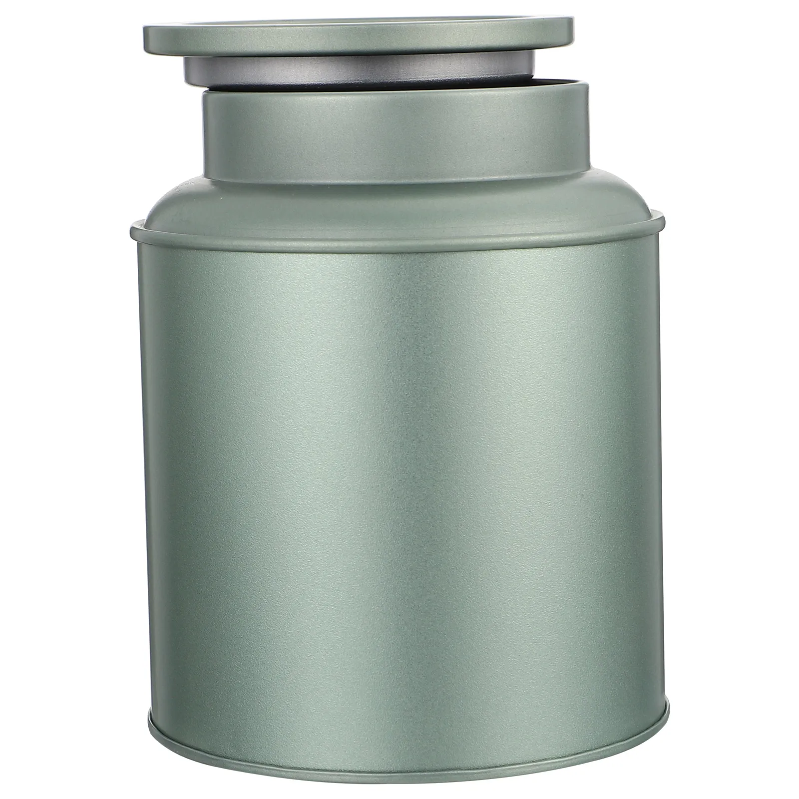 

Tea Storage Container Airtight Tinplate Canister Small Metal Box for Leaves Candy Sealed Lid Dust Insect Proof Compact