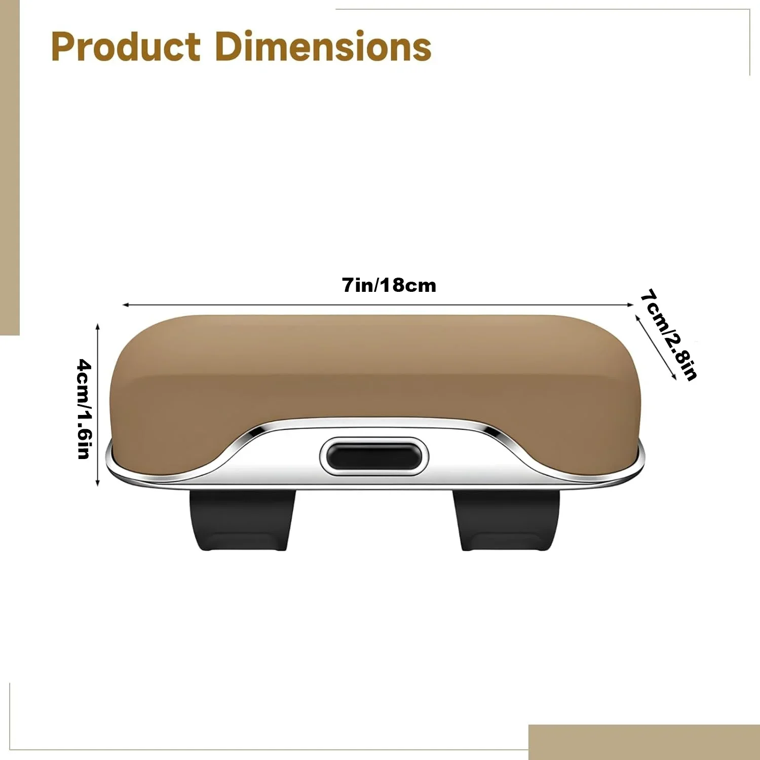 Universal Car Visor & Dashboard Sunglasses Holder, One-Hand Quick Clip, Scratch & Shockproof Eyewear Case Resistant Car Storage