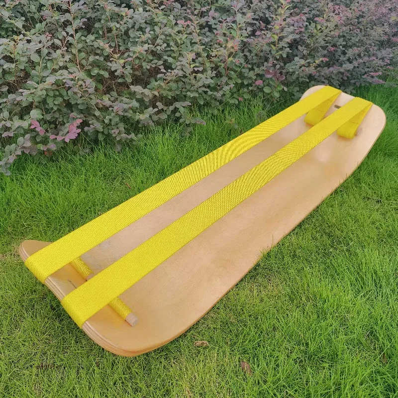 Slackline Balance Board Flat Strap Balance Trainer Core Strength Training Board Extreme Slackline Workout Equipment