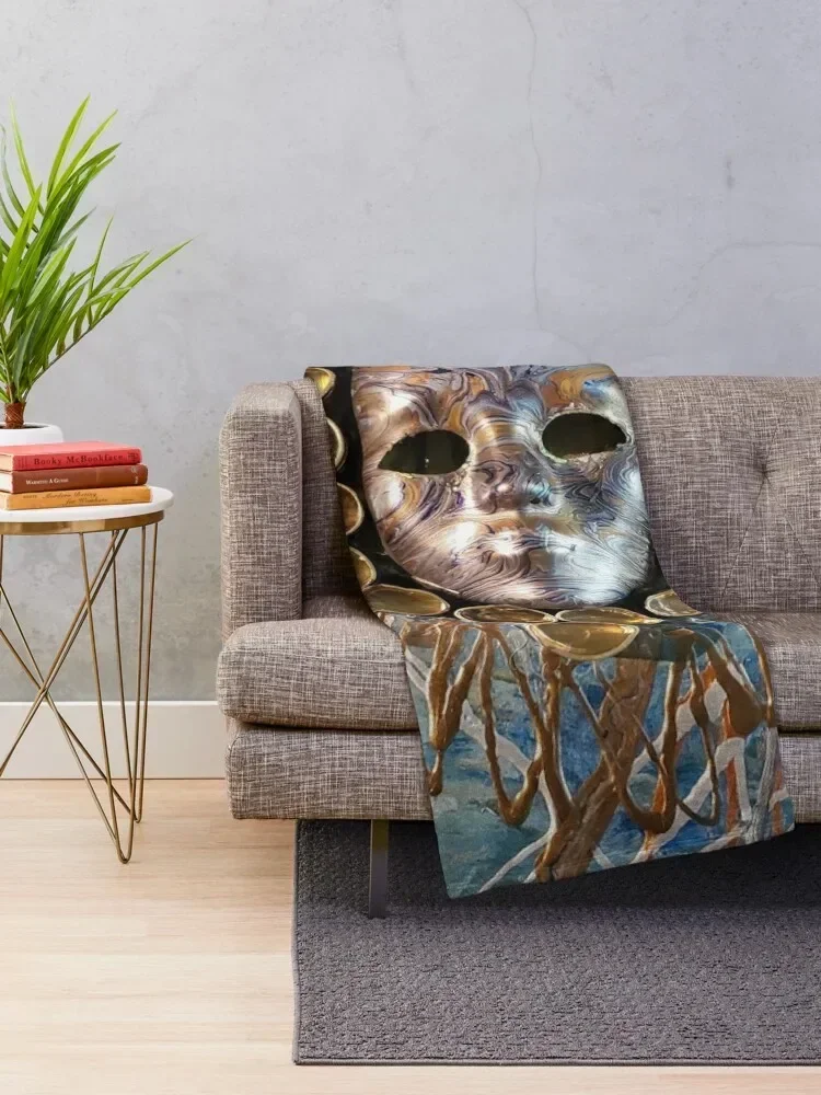 Queen's gold crown abstract piece Throw Blanket Warm Fashion Sofas For Sofa Thin wednesday Blankets