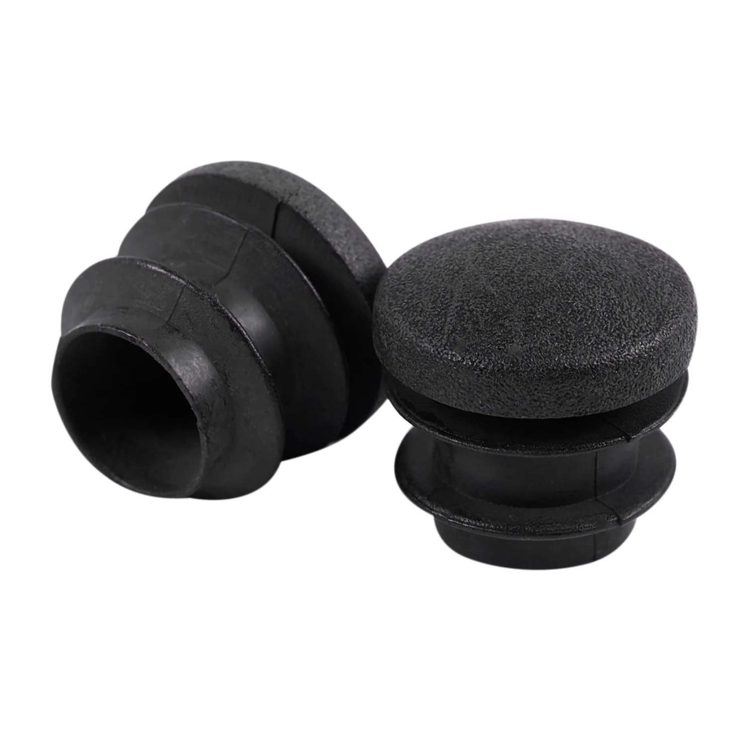 15Pcs Black Plastic Blanking End Cap Round Tube Insert Pipe Bung 16mm