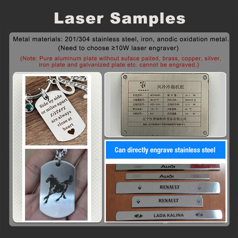 Mini Desktop Laser Engraver Stainless Steel Laser Engraving Machine For DIY Wood Router Laser Marking Carving Cutting 3W 5W 12W