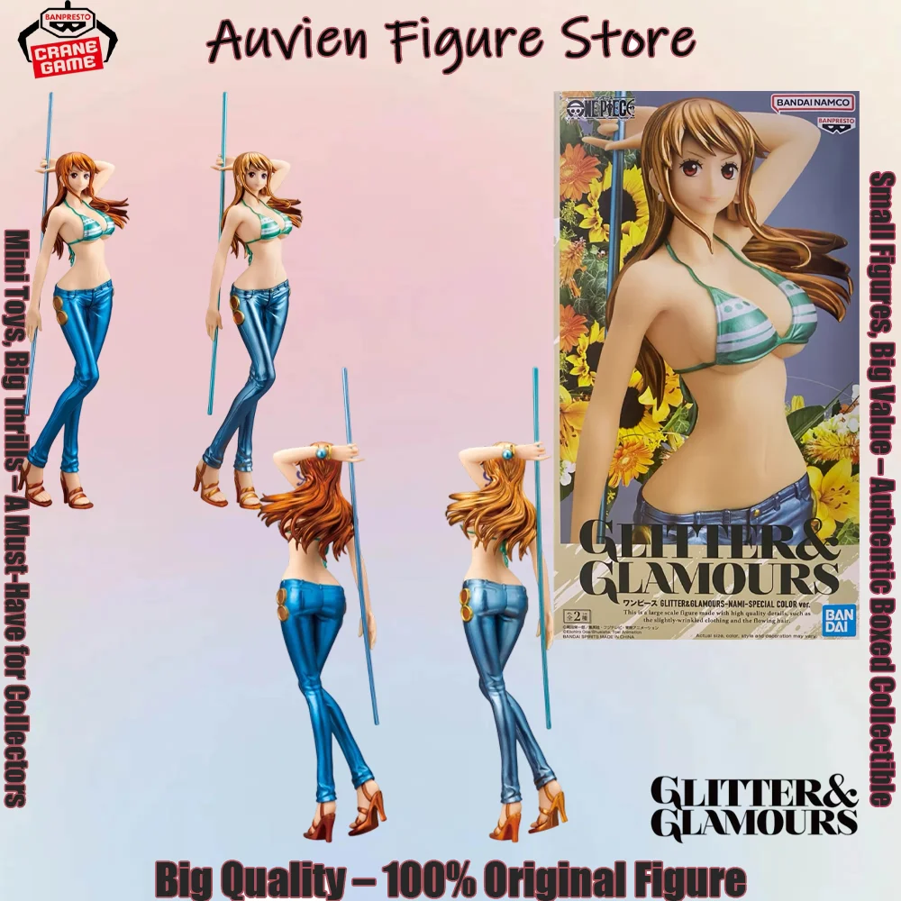 

Officially Licensed Banpresto Glitter Glamours Nami Figure Animer One Piece Crossroad Character Model