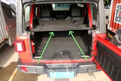 Trunk Cover Curtain Oxford Black for Jeep Wrangler JL 2018+ JL1149 LantSun