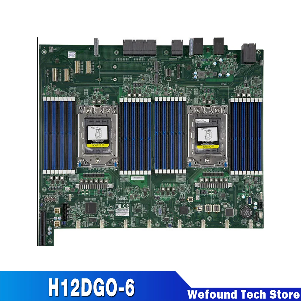 H12DGO-6 For Supermicro H12DGO Dual Workstation Motherboard 4 PCI-E 4.0 x8 3 USB 3.0 ports AMD