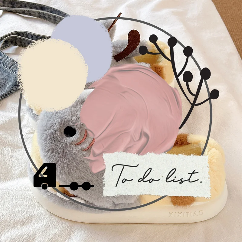 

Хлопковые тапочки с изображением пародия из мультфильма, обувь для собак-акула-хомяка, домашняя теплая обувь, осенние и зимние водонепроницаемые хлопковые тапочки