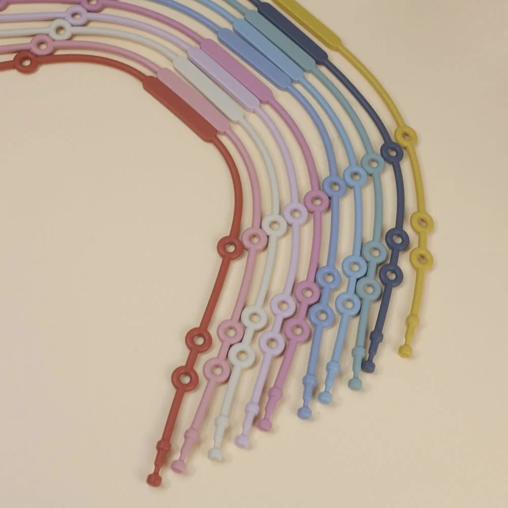 New Silicone Pacifier Chain Anti Fall Rope Stroller Accessory Anti-lost Chain Pacifier Safety Straps