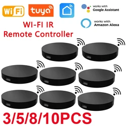 Smart Wifi ir Universal fernbedienung mit Tuya und Smart Life Home Fernbedienung für Klimaanlage TV DVD über Alexa Google Home