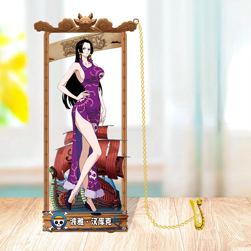 One Piece Metal Bookmarks with Cartoon Characters, Anime Accessories for True Fans