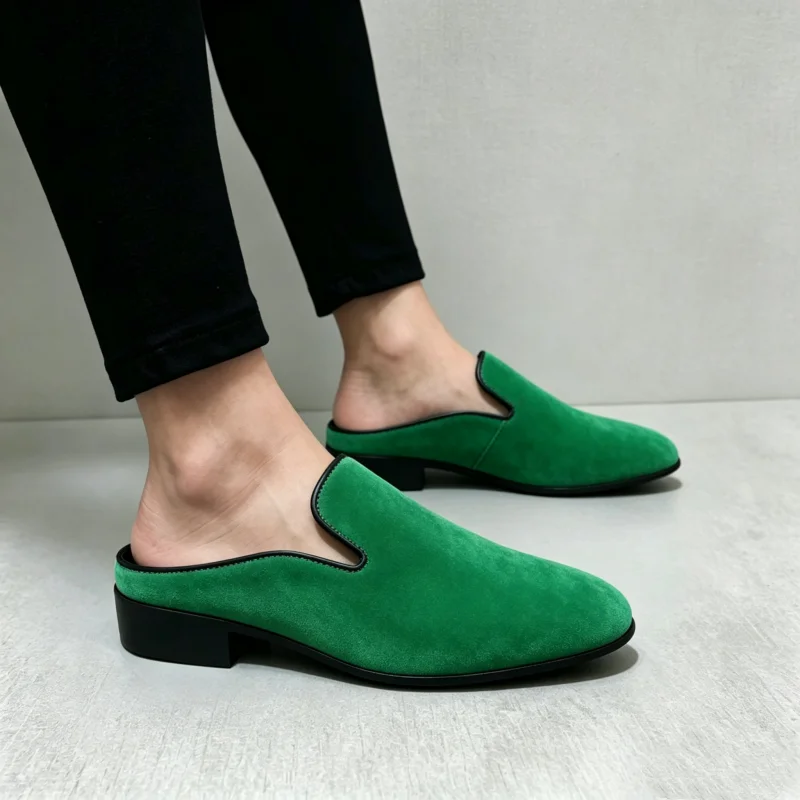 Big Size 40-50 Mules Men’s Sli - Leather Work Dress ulasan dan harga
