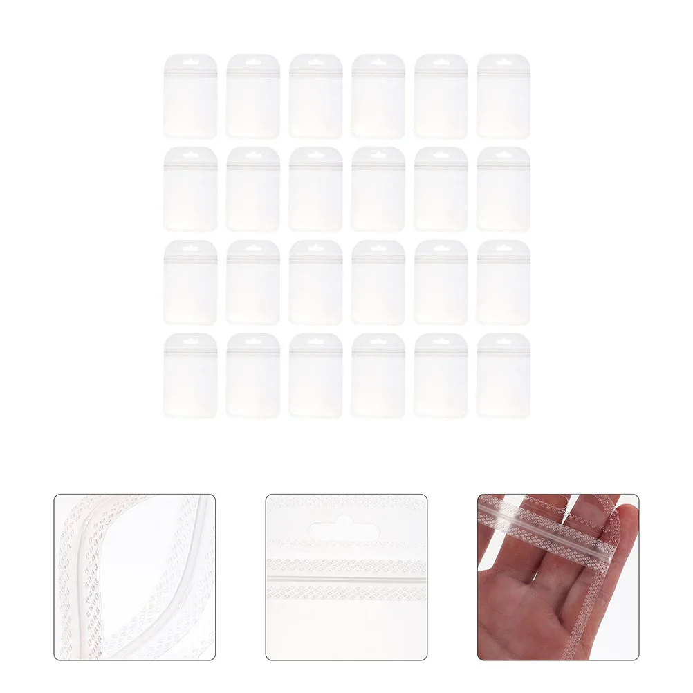 

150pcs Clear Small Resealable Pill Pouches For Travel Medicine Jewelry Organizer Vitamin Container Earring