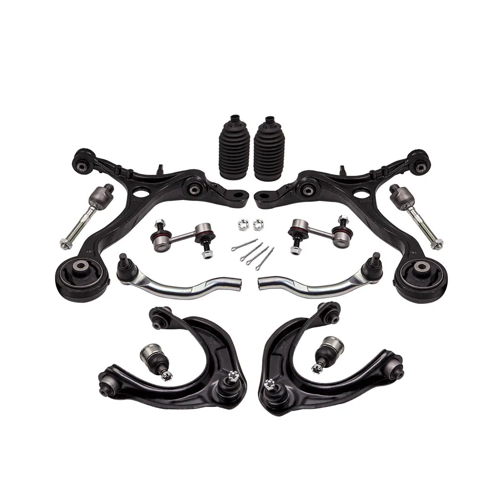 14x Front Upper Lower Control Arms Sway Bar Kit For Honda Accord 2008-2012 All Models