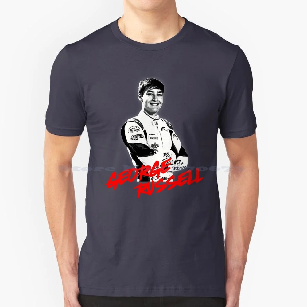 George Russell T Shirt 100% Cotton Tee George Russell Long George Russell Women Long George Russell Men George Russell Premium