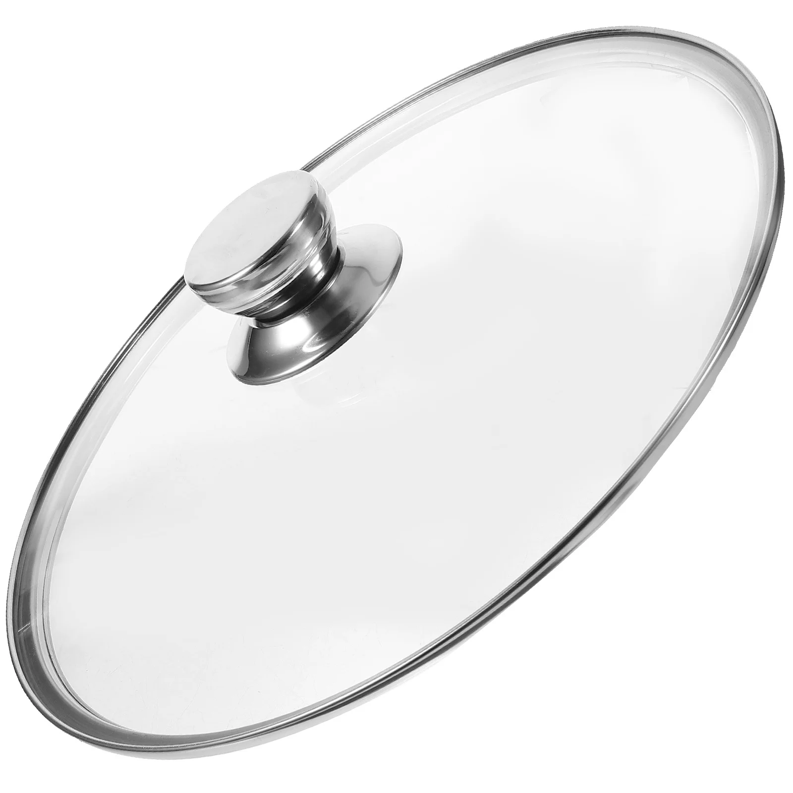 

1Pcs Tempered Glass Pot Lid Transparent Universal Cover Kitchen Use Anti Oil Splashing Multi Function Pot Lid Cover