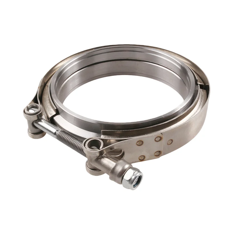 V Band Exhaust Clamp 2 inch 2.5 inch 3 inch 3.5 inch 4 inch 51mm 63mm 76mm Exhaust Flange vband clamp V-Band Muffler Clamp