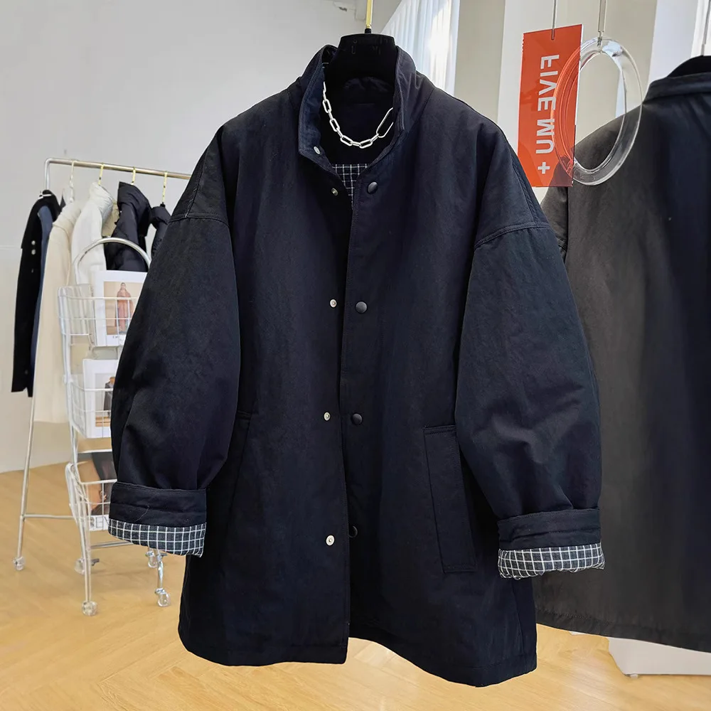 

Korean Style Oversized Puffy Coat - Women's Loose Quilted Jacket for Winter 2025