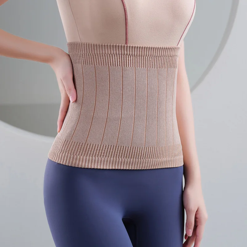 1pc Waist Shaping Tummy Wrap, Warm Constant Temperature Tummy Control Belt, Postpartum Slim Waist Support Back Thin Tummy