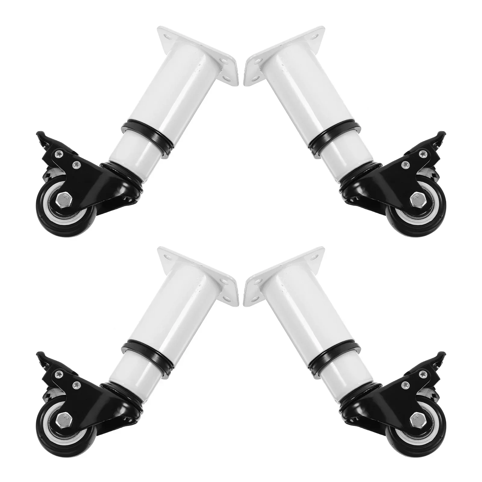 4pcs Adjustable Table Leg With Caster Wheel Cabinet Leg Furniture Leg Table Wheel