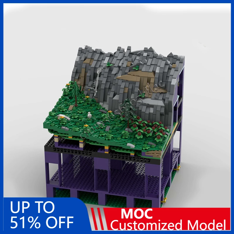 

1352 PCS City Engineering Dessack Castle MOC Customize Modular Building Block Brick Model Technology DIY Birthday Toy Gift