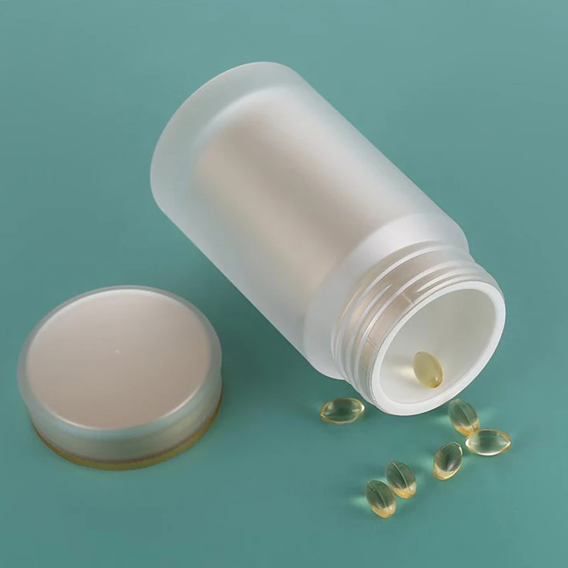 

1 шт., 100 мл, многофункциональная упаковка для таблеток, контейнер для бутылок, упаковщик таблеток, пластиковые банки, капсульные бутылки с крышкой, 5 цветов