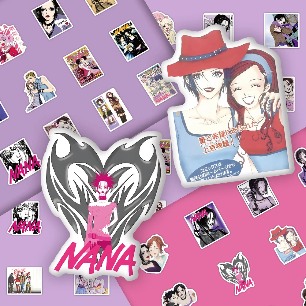 

10/30/50pcs Anime NANA Cartoon Stickers Cool Girl Decals DIY Kid Scrapbook Laptop Suitcase Phone Waterproof Kid Sticker Toy Gift