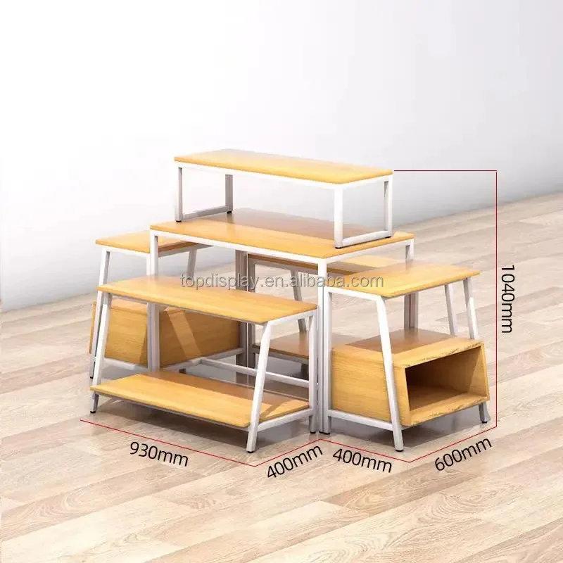 custom.Light Duty Retail Display Stand Grocery Store Display Racks Shop Hanging Display Shelves