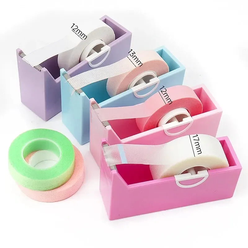 Wimpern Verlängerung Band Halter Basis Klebeband Cutter Dispenser Pfropfen Lash Kunststoff Rotierenden Band Schneiden Make-Up Werkzeuge