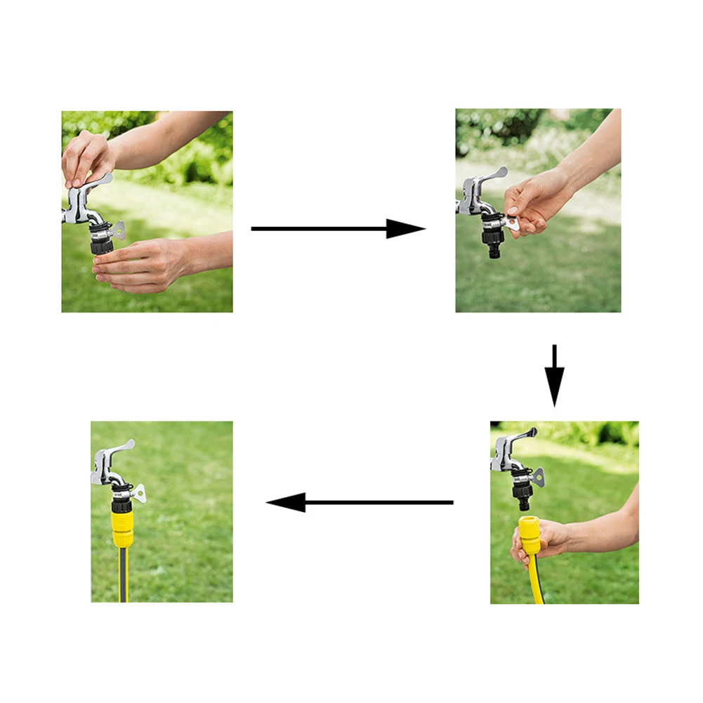 For Outdoor Cleaning Tasks 31mm Quick Connect Adapter Quick Connect Tap Adapter Accessory Pressure Washer Fitting Compact Size