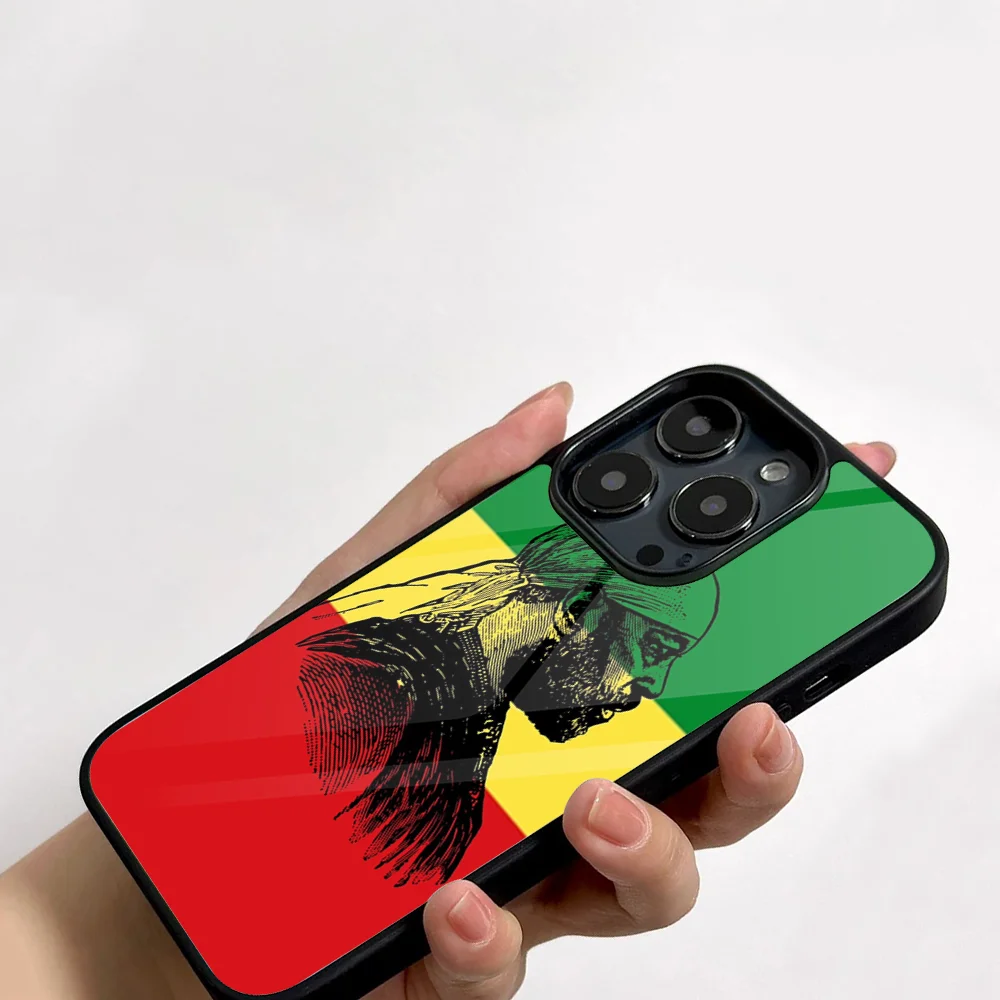 Emperor Menelik Ii Of Ethiopia Adwa Phone Case For IPhone 11 12 13 14 15 16 Plus Pro Max Mirror Acrylic PC TPU Cover