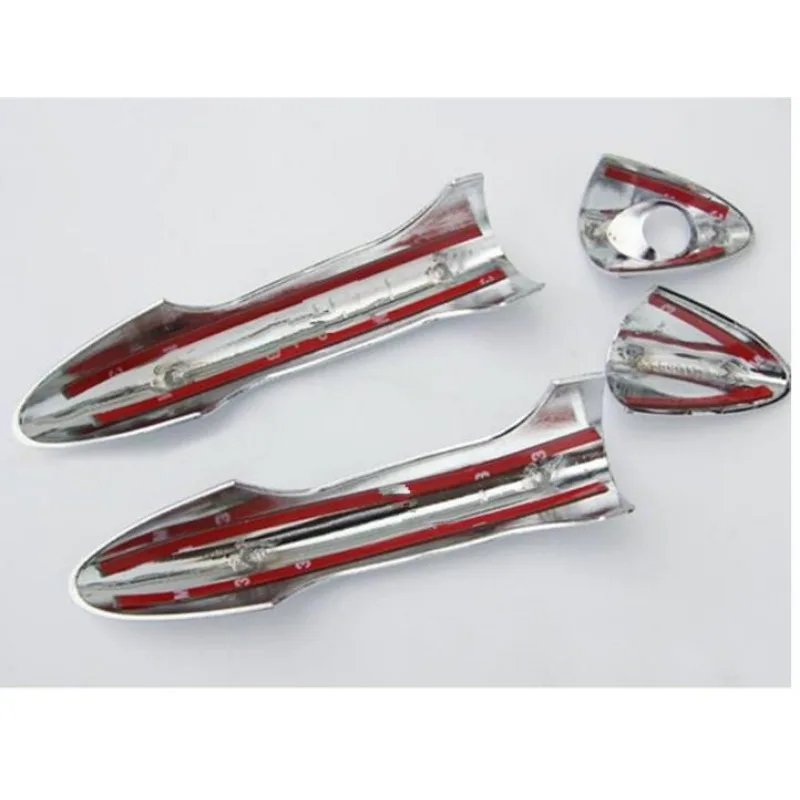 Chrome Door Handle Cover Trim For Hyundai Solaris Verna i25 Accent Grand Avega 2011 2012 2013 2014 2015 2016 Car styling