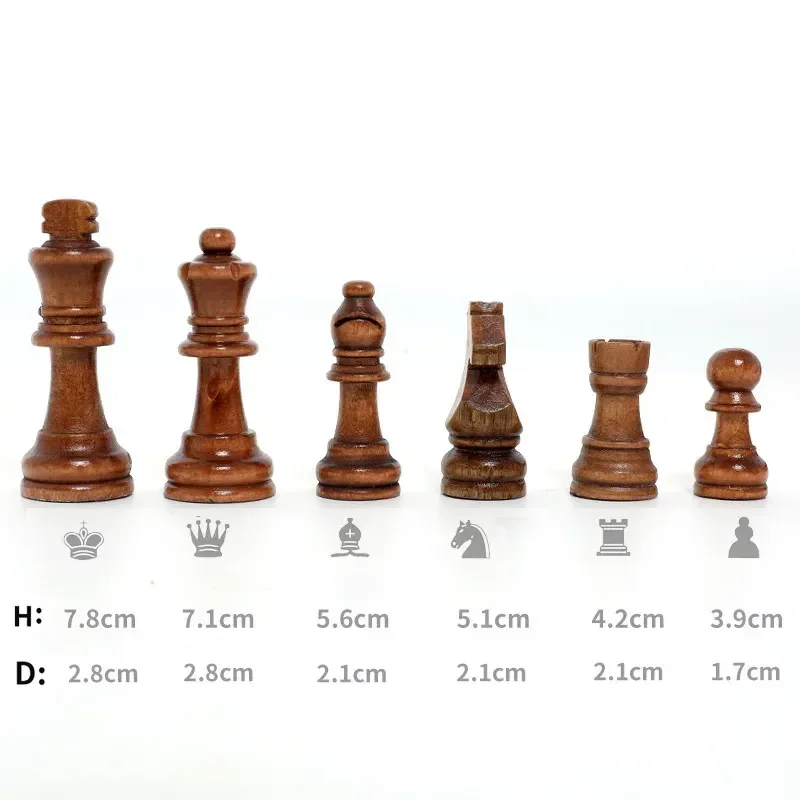 For 40Cm 3-in-1 Multifunctional Chess Board Games Table Toys Children's Puzzle Gift Box Packaging