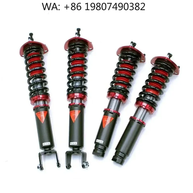 

24H Quality Tested Coilover Shock Absorbers, Competition Grade Steel Suspension Damper, Height Tunable Urban Racing Chassis Part