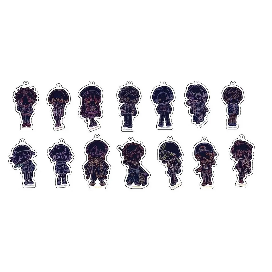 Game Yeon Hajun Suzaku Allen Sugasano Anne Faulkner Yohei Kanbayashi Keychain Doll Anime Acrylic Keyring Pendant for Gift