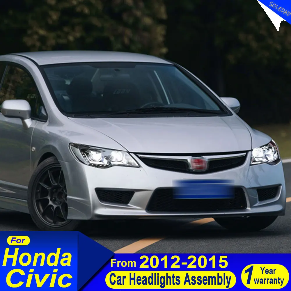 

headlight For Honda Civic 2006 2007 2008 2009 2010 2011 CIIMO FD2 (Civic) Headlight LED DRL Turn Signal High Beam Projector Lens