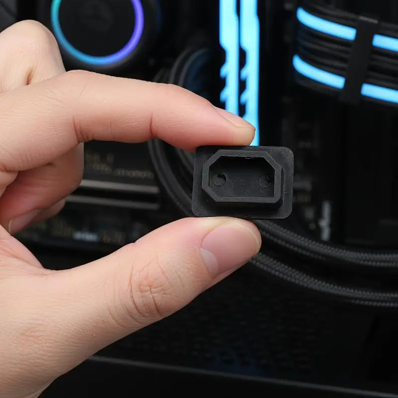 Waterproof Dustproof C14 3Pin Power Socket Cover 10/20/50Pcs Protective Cap Rice Cooker Motorcycle Electric Caldron Connector