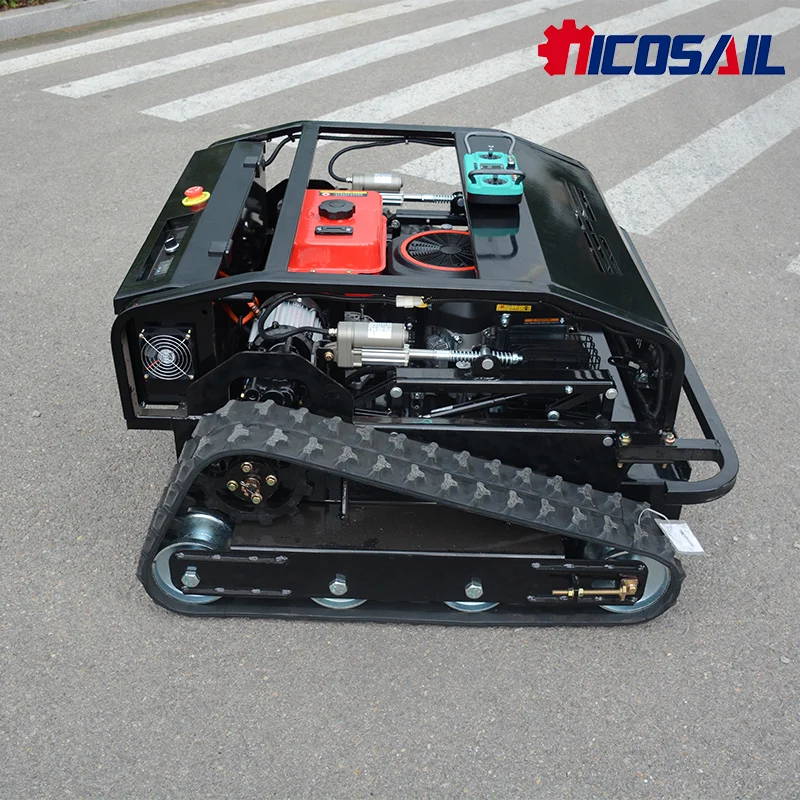 

Crawler Remote Control Lawn Mower for Community Land Clearing Park Maintenance