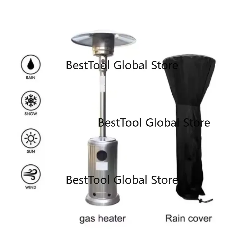 China Popular Modern 3kw Outdoor Patio Ga-s Heater Wall Mounted Stainless Steel Mushroom Style