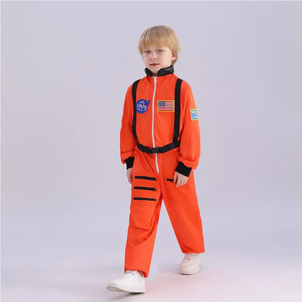 Kostium astronauty na Halloween dla dzieci, strój kosmonauty dla chłopca i dziewczynki, kombinezon astronauty dla dzieci, strój astronauty dla dzieci