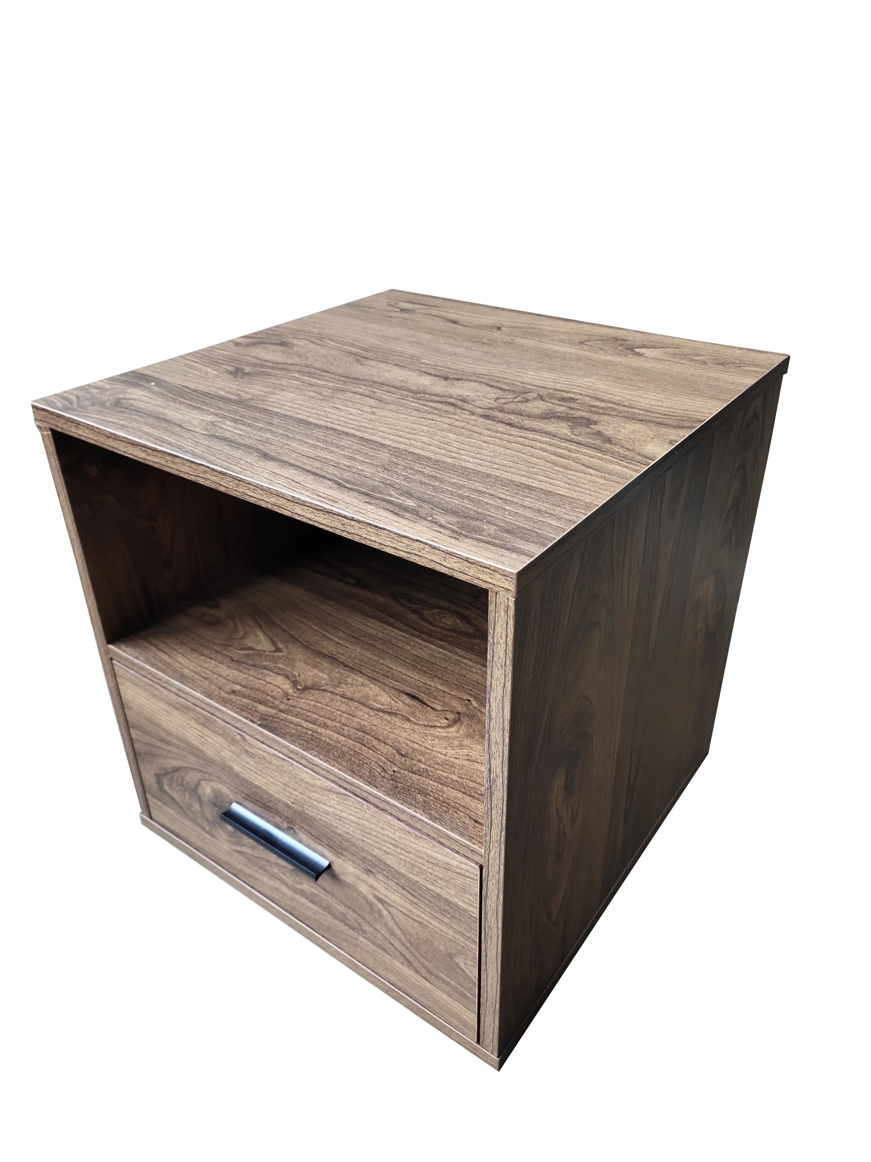 #￥Small  Oak Bedside Table Brown  Color Modern Bedside Cabinet Wooden Nightstand with 1 Drawer