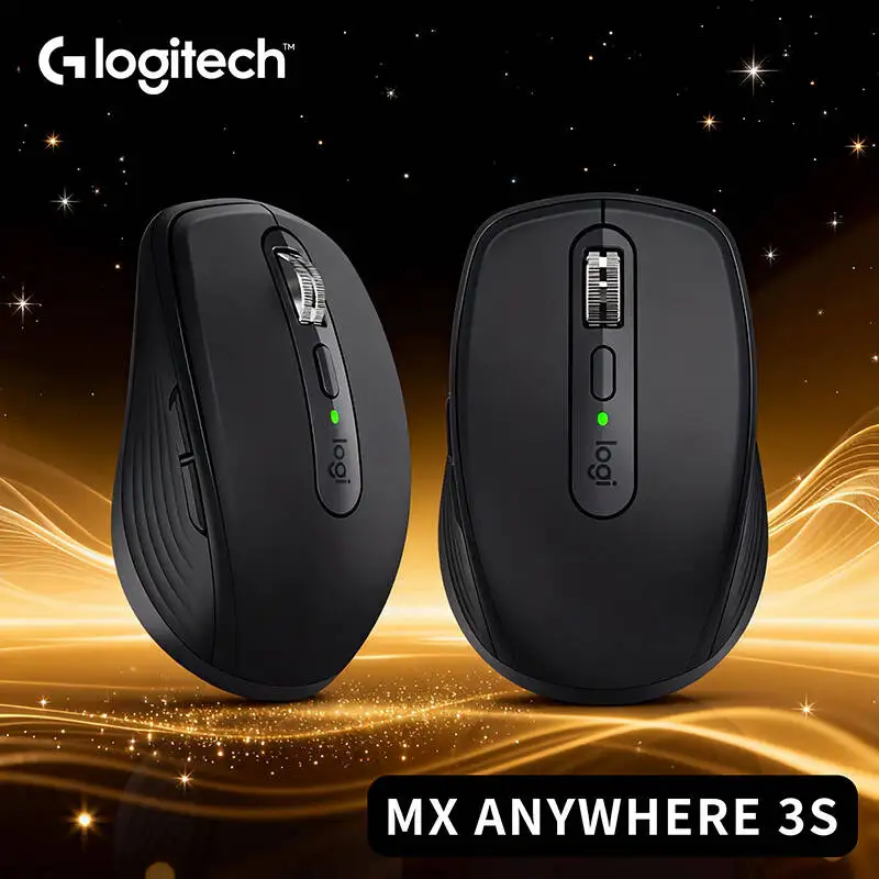

Компактная мышь Logitech MX Anywhere 3S, эргономичный дизайн, перезаряжаемая, с быстрым прокруткой для портативных ПК Mac