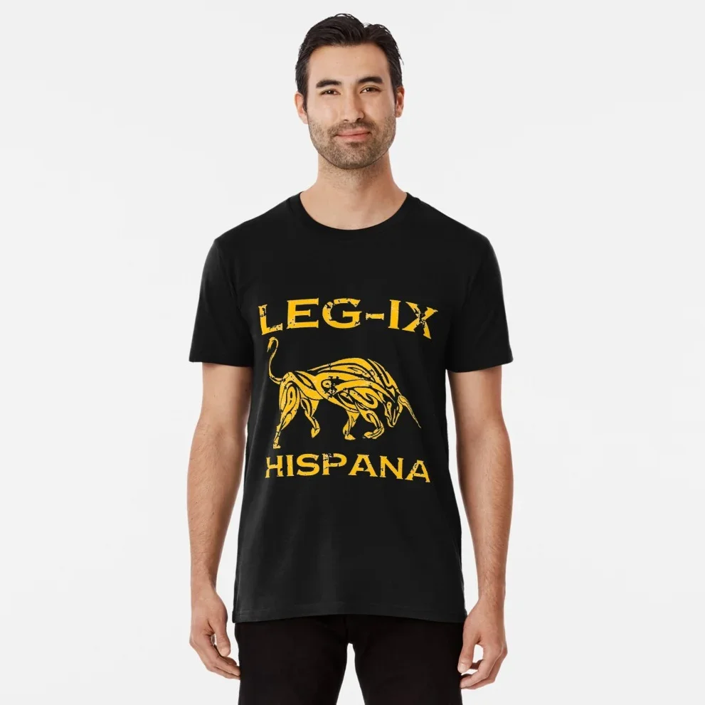 

Legio IX Hispana. Rome Legion Taurus Emblem T Shirt 100% Cotton Short Sleeve O-Neck Casual T-shirts Loose Top New Size S-3XL