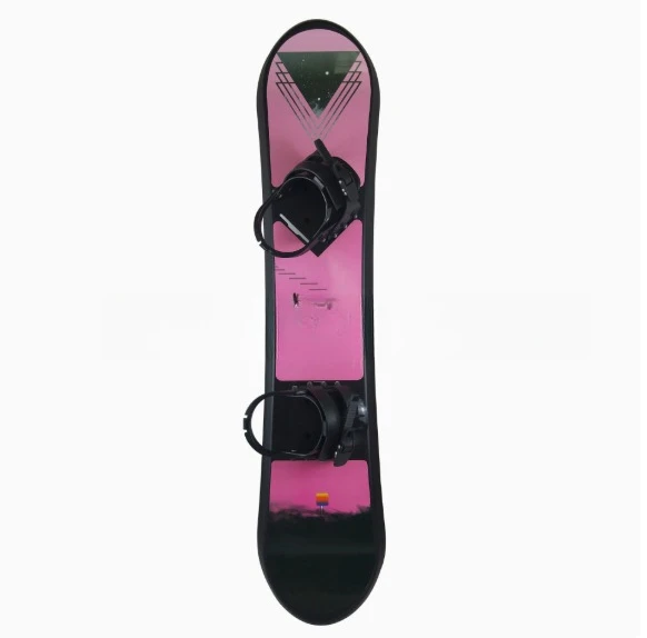 Children's snowboarding in winter Children's plastic directional snowboarding freestyle snowboarding
