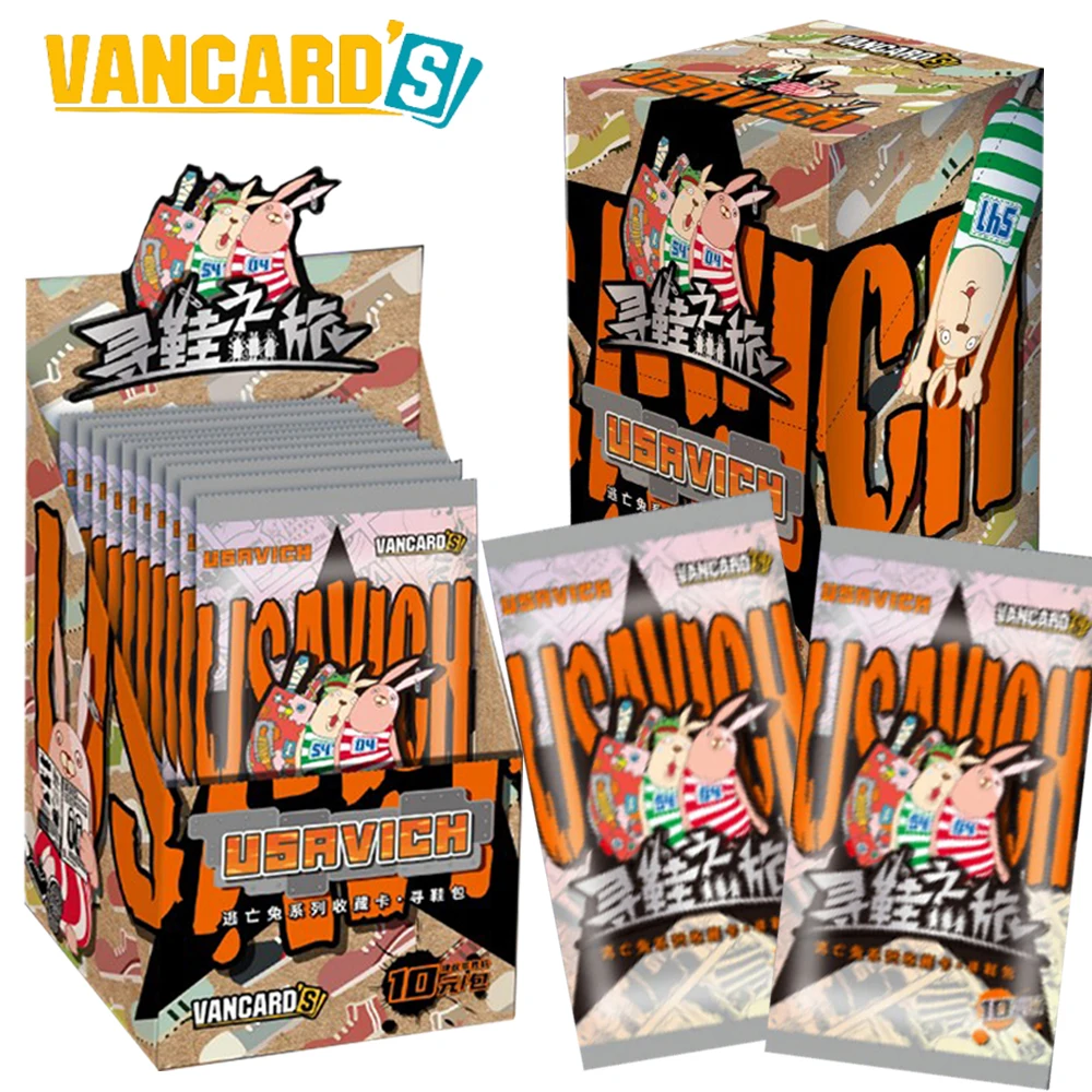 

Genuine Vancard's Usavich Anime Game Collection Cards Classic Humorous Cartoon Characters Funny Comic Trading Cards Hobbies Gift