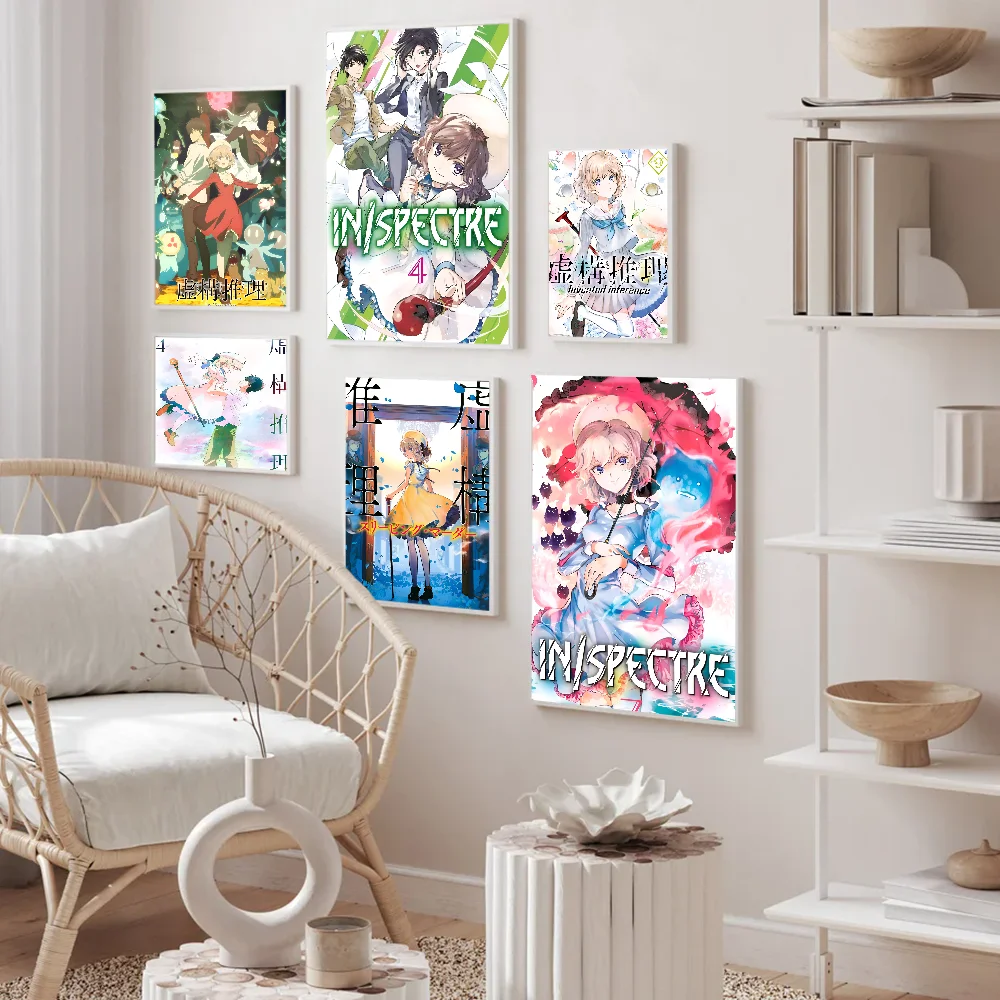 Kotoko Iwanaga Anime In Spectre Vintage Posters Sticky Retro Kraft Paper Sticker DIY Room Bar Cafe Kawaii Room Decor