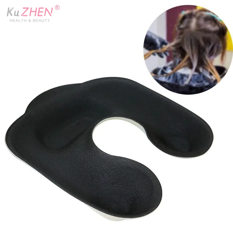 1*Salon Hair Neck Tray Shoulder Support Hairdressing Tool Professional Perm Hair Perming Neck Rest Container For DIY Home Barber