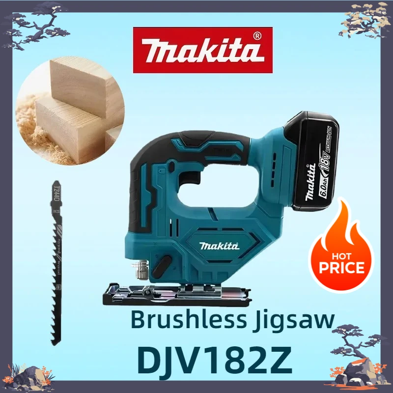 

Makita DJV182 brushless electric reciprocating cutting machine rechargeable multifunctional woodworking wire saw 18V 20V Tool