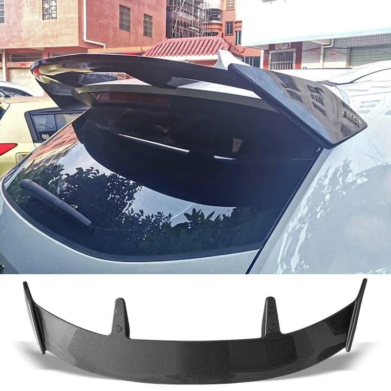 Trunk Spoiler Type TE Carbon Surface ABS Material Spoiler For HAVAL H6