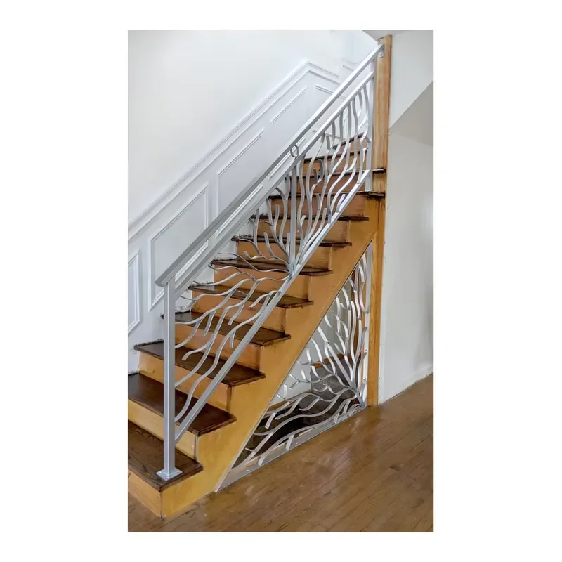 ACE Classic Customized Design Wrought Iron Balustrade Stairs Railings Modern Stair Railing for Project